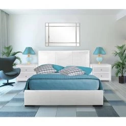 Promo ๐ Hindes 85.4 in. 3-Piece White Queen Bedroom Set by Camden Isle ๐ 7 Promo ๐ Hindes 85.4 in. 3-Piece White Queen Bedroom Set by Camden Isle ๐ -Outlet Camden Isle Store white camden isle platform beds ci 86995 31 1000
