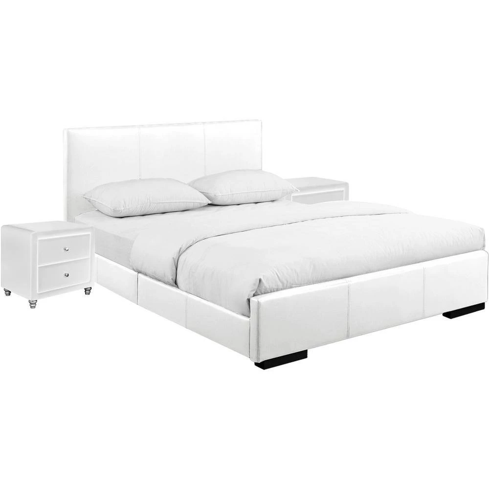 Outlet ๐ Hindes 85.4 in. 3-Piece White King Bedroom Set by Camden Isle ๐ฏ 4 Outlet ๐ Hindes 85.4 in. 3-Piece White King Bedroom Set by Camden Isle ๐ฏ - Image 2