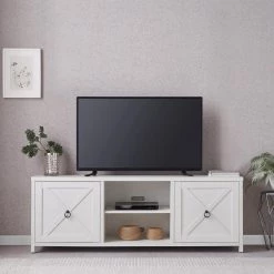 Cheapest ๐งจ Granger 68 in. White TV Stand Fits TV's up to 80 in. by Meyer&Cross โจ 13 Cheapest ๐งจ Granger 68 in. White TV Stand Fits TV's up to 80 in. by Meyer&Cross โจ -Outlet Camden Isle Store white meyer cross tv stands tv0972 c3 1000