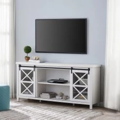 Cheap 👍 Clementine 68 in. White TV Stand Fits TV's up to 80 in. by Meyer&Cross ✔️ -Outlet Camden Isle Store white meyer cross tv stands tv0976 1f 1000