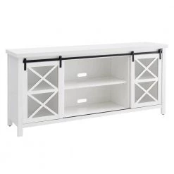 Cheap 👍 Clementine 68 in. White TV Stand Fits TV's up to 80 in. by Meyer&Cross ✔️
