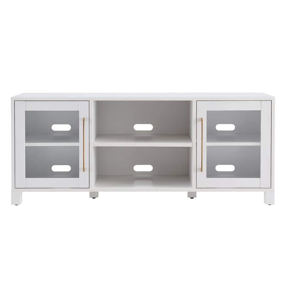 Best Pirce 🛒 Quincy 58 in. White TV Stand Fits TV's up to 65 in. by Meyer&Cross ✔️ 6 Best Pirce 🛒 Quincy 58 in. White TV Stand Fits TV's up to 65 in. by Meyer&Cross ✔️ - Image 4