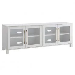 Outlet π Quincy 68 in. White TV Stand Fits TV's up to 80 in. by Meyer&Cross π