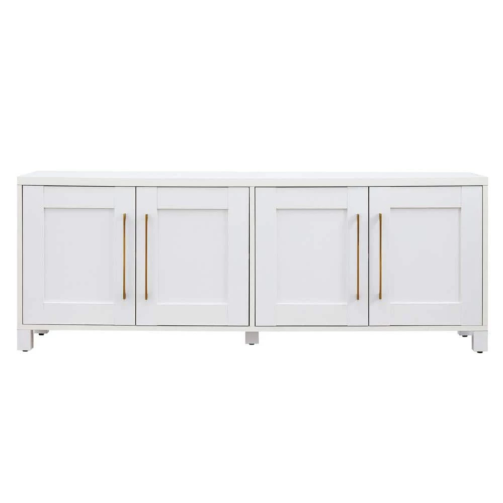 Wholesale ✔️ Chabot 68 in. White TV Stand Fits TV's up to 80 in. by Meyer&Cross 💯 7 Wholesale ✔️ Chabot 68 in. White TV Stand Fits TV's up to 80 in. by Meyer&Cross 💯 - Image 5