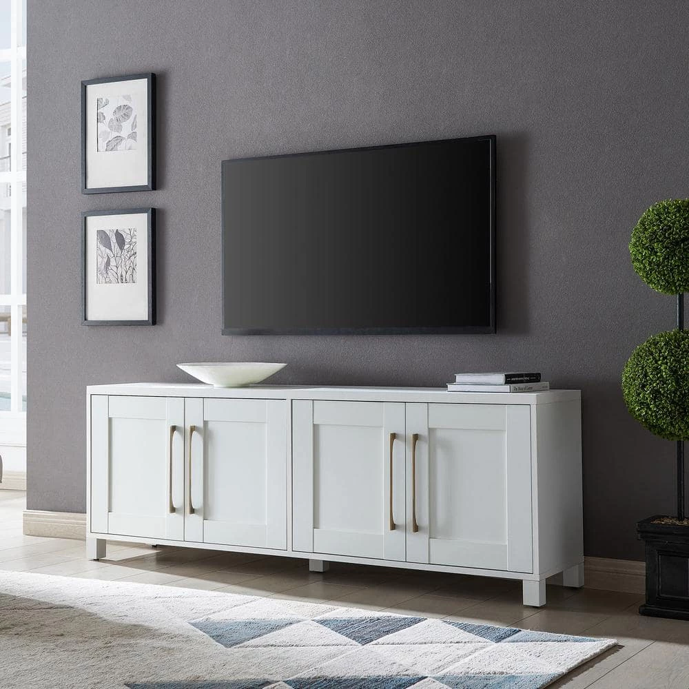 Wholesale ✔️ Chabot 68 in. White TV Stand Fits TV's up to 80 in. by Meyer&Cross 💯 8 Wholesale ✔️ Chabot 68 in. White TV Stand Fits TV's up to 80 in. by Meyer&Cross 💯 - Image 6