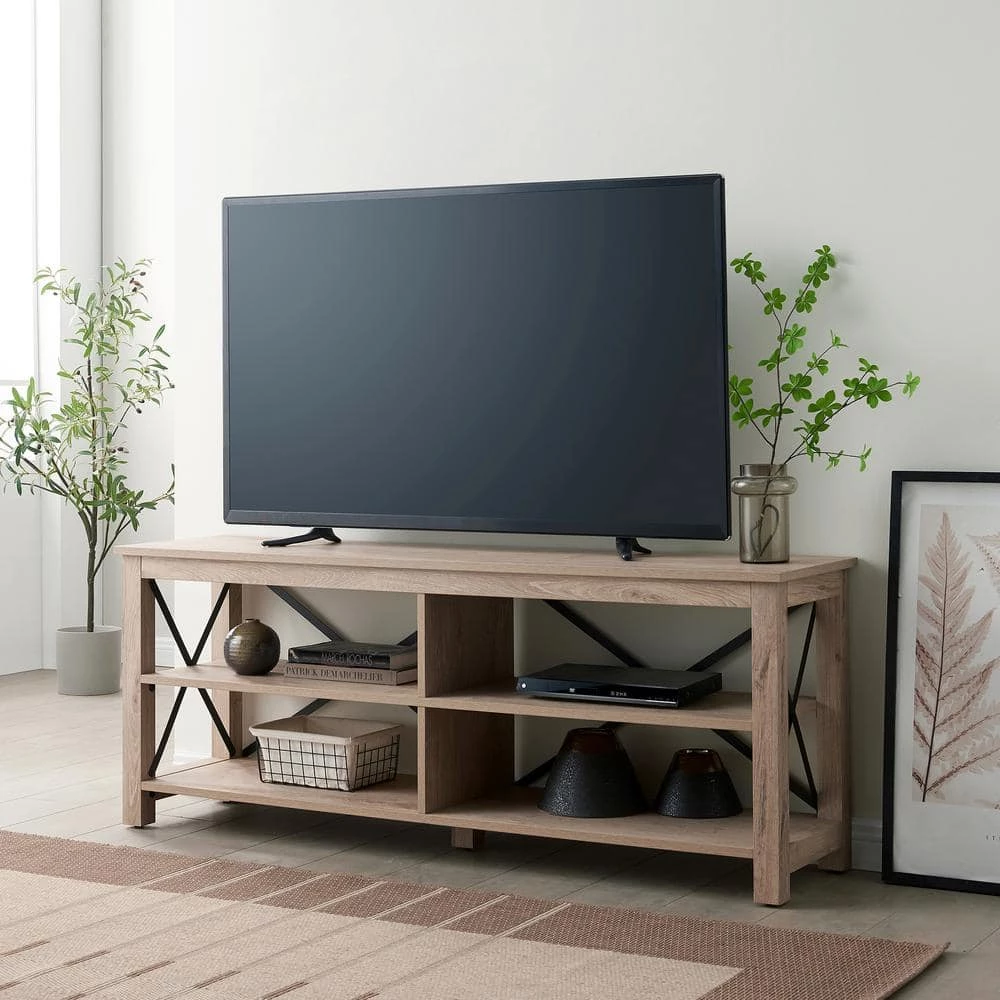 Budget 🥰 Sawyer 62 in. White Oak TV Stand Fits TV's up to 70 in. by Meyer&Cross 💯 7 Budget 🥰 Sawyer 62 in. White Oak TV Stand Fits TV's up to 70 in. by Meyer&Cross 💯 - Image 5