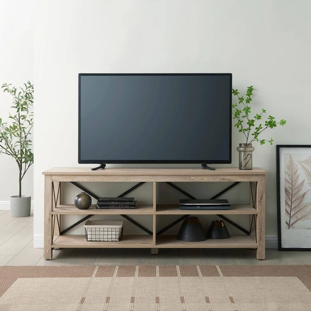 Budget 🥰 Sawyer 62 in. White Oak TV Stand Fits TV's up to 70 in. by Meyer&Cross 💯 9 Budget 🥰 Sawyer 62 in. White Oak TV Stand Fits TV's up to 70 in. by Meyer&Cross 💯 - Image 7