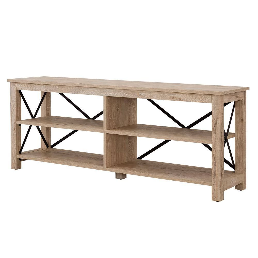 Budget 🥰 Sawyer 62 in. White Oak TV Stand Fits TV's up to 70 in. by Meyer&Cross 💯 4 Budget 🥰 Sawyer 62 in. White Oak TV Stand Fits TV's up to 70 in. by Meyer&Cross 💯 - Image 2