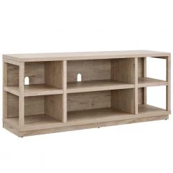 Cheapest 🛒 Freya 58 in. White Oak TV Stand Fits TV's up to 65 in. by Meyer&Cross 🥰